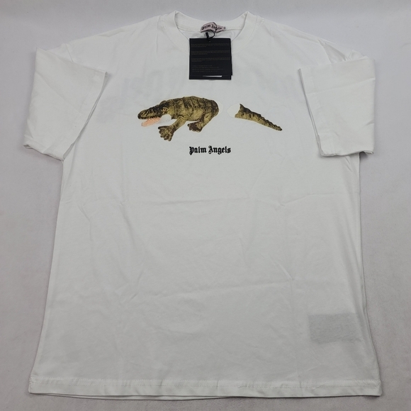 NWT Mens white crocodile tshirt - Picture 3 of 7